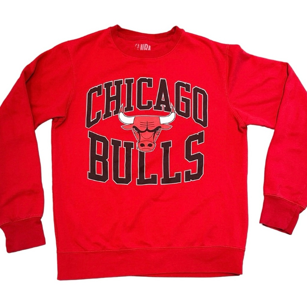Chicago Bulls Red Sweater | Unisex Medium |